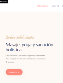 Diseño web - Bárbara Salado 